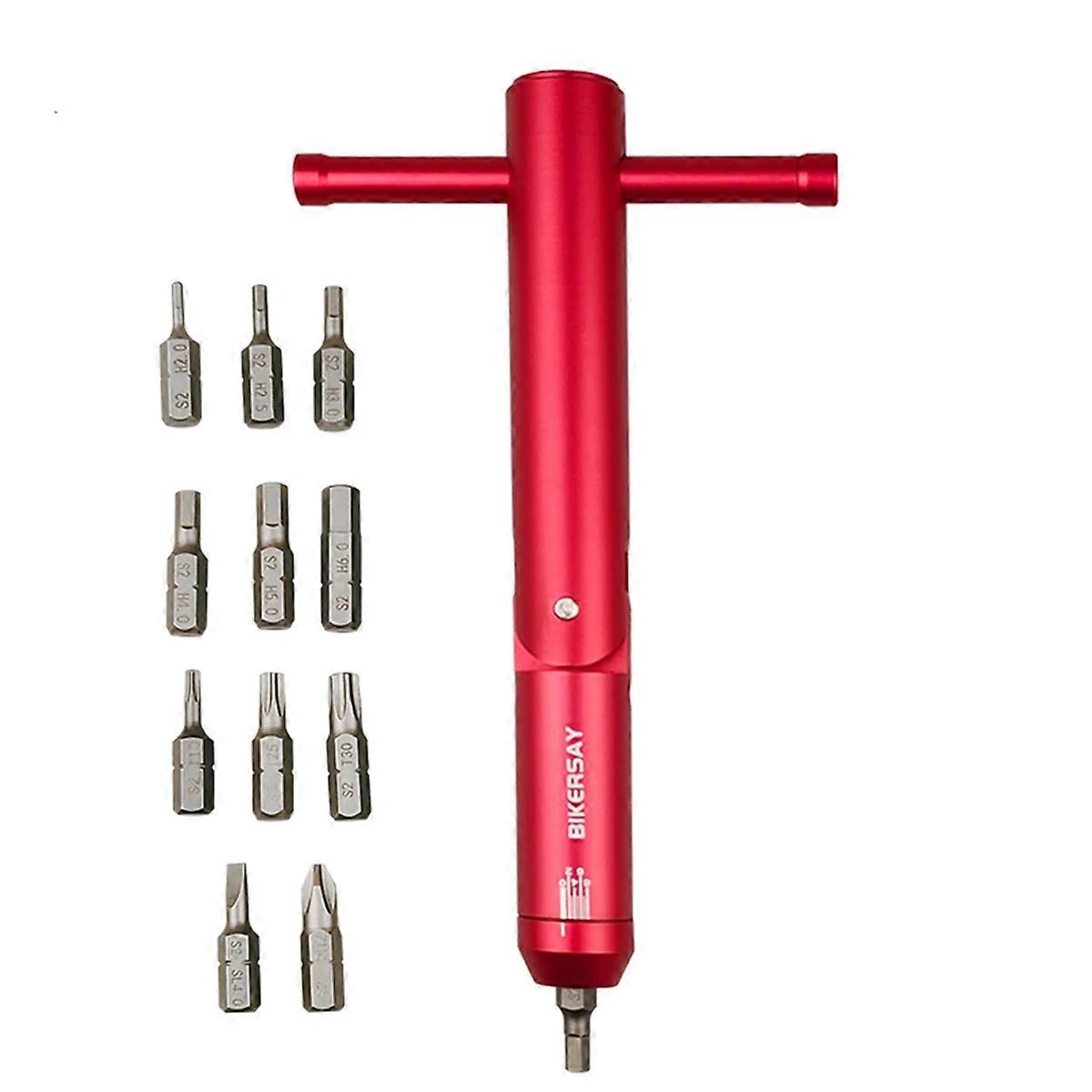 BIKERSAY Bicycle Repair Maintenance Spanner Hand Tools Kit-Red