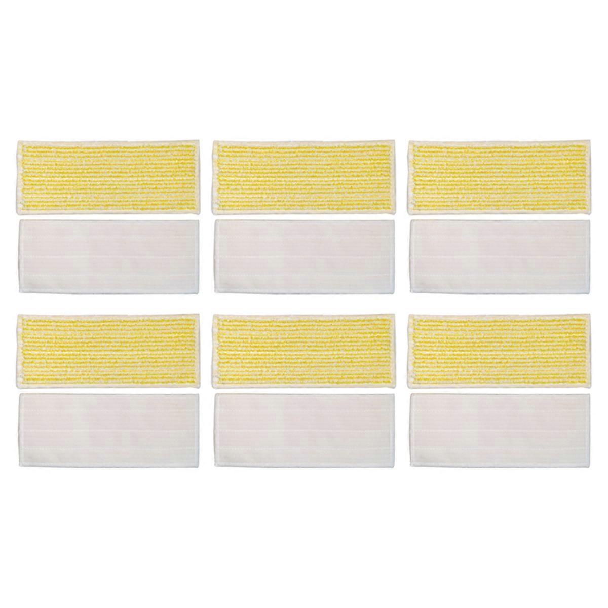 12PCS Mop Cloth for KV 4, KV 4 Premium, WV 2 + KV 4, WV 2 + KV 4 Premium Vacuum Wiping Cloth 2.633-1