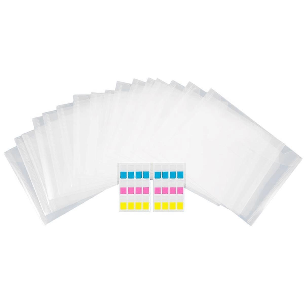 Stamp and Die Storage Pockets Reusable Storage Transparent Plastic Folders for Cutting Dies Stencil