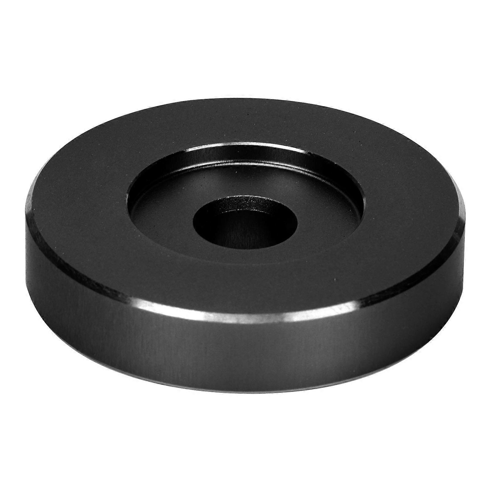 45 RPM Record Turntable Adapter Large Hole Conversion Sheet Vinyl Black Clamp Adapter for Most Big Hole Records