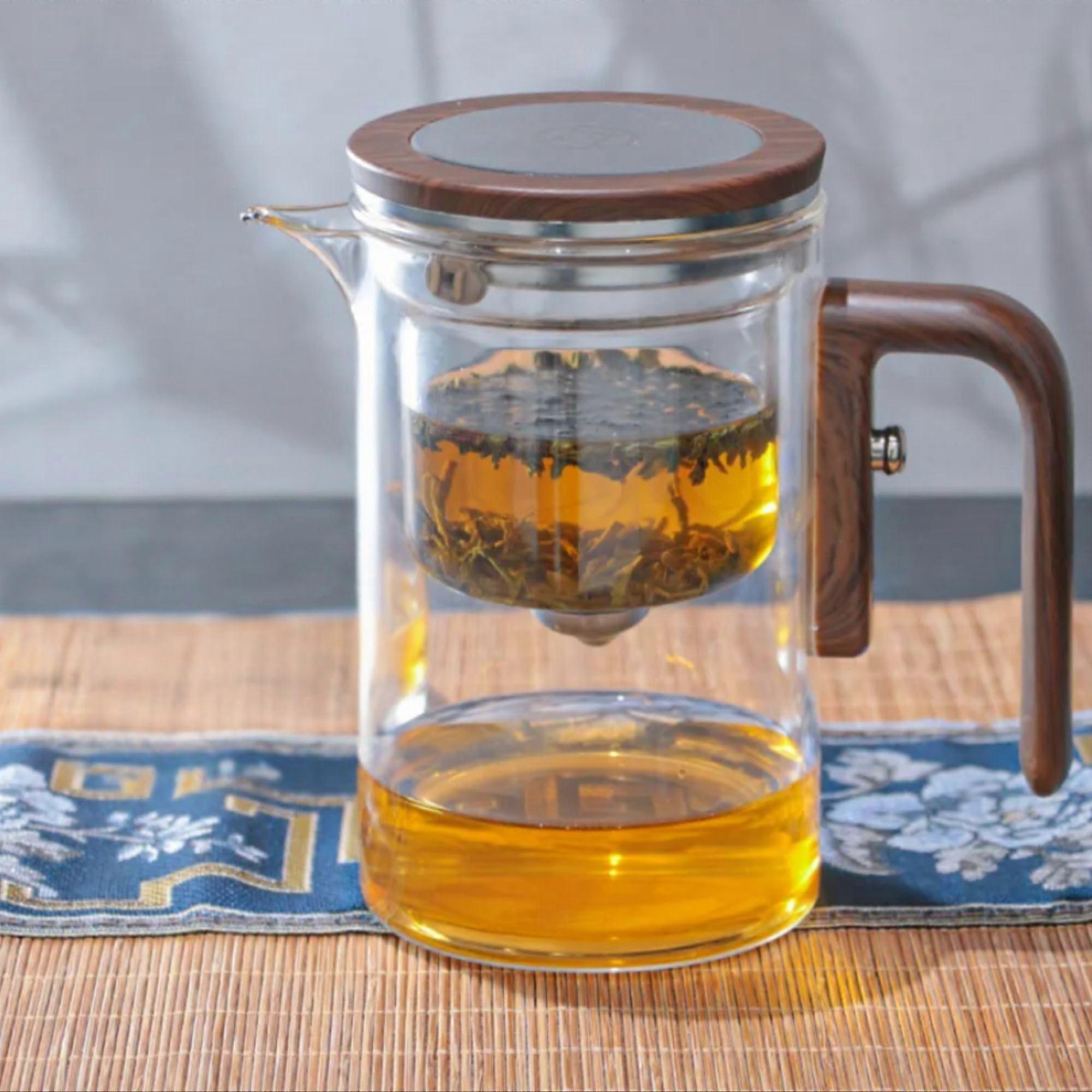 Enchanti Tea Pot Eternititea Magic Pot Glass Teapot With Strainer For Herbal And Witchcraft Brewing 800 ML 27 OZ
