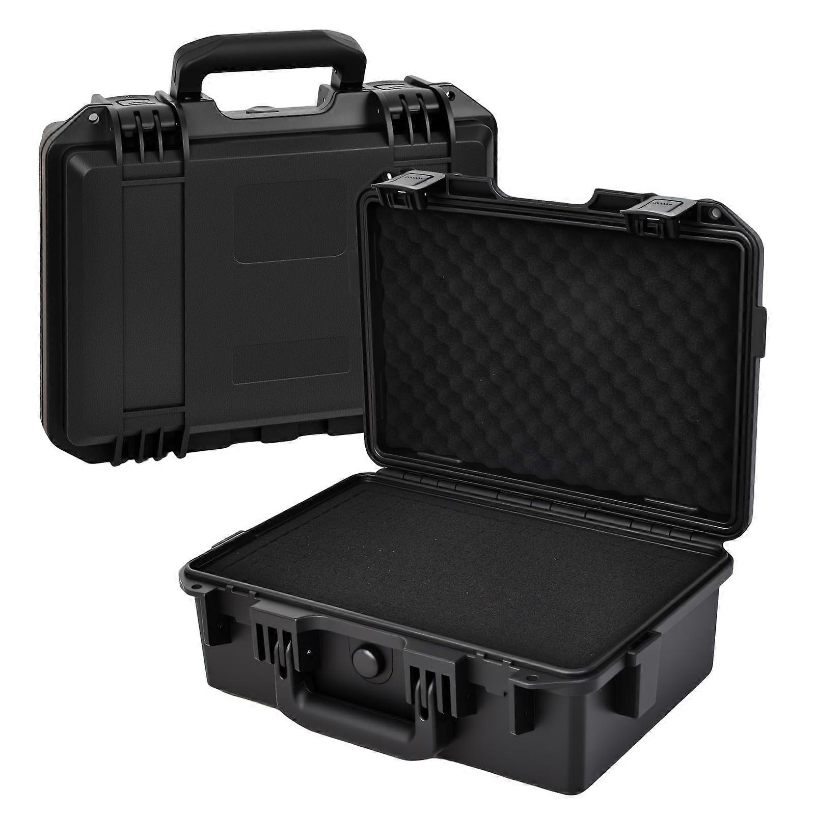 Hard Storage Case for Pistol and Bulk Ammo, IP67 Waterproof with Customizable Pre-Cut Foam for Indoor and Outdoor Use