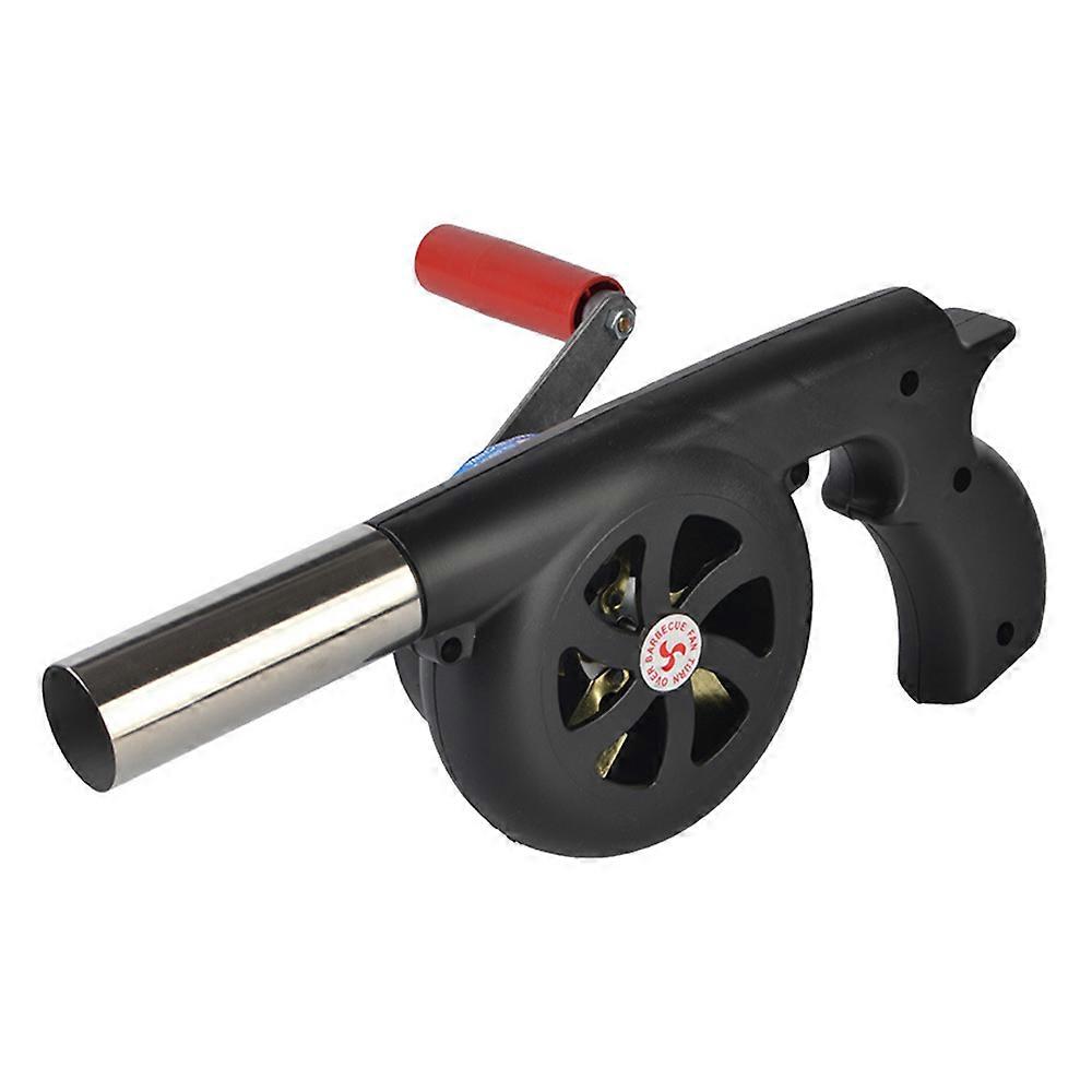 Outdoor Hand-Cranked Combustion Blower, for Picnic Camping Fire Tools