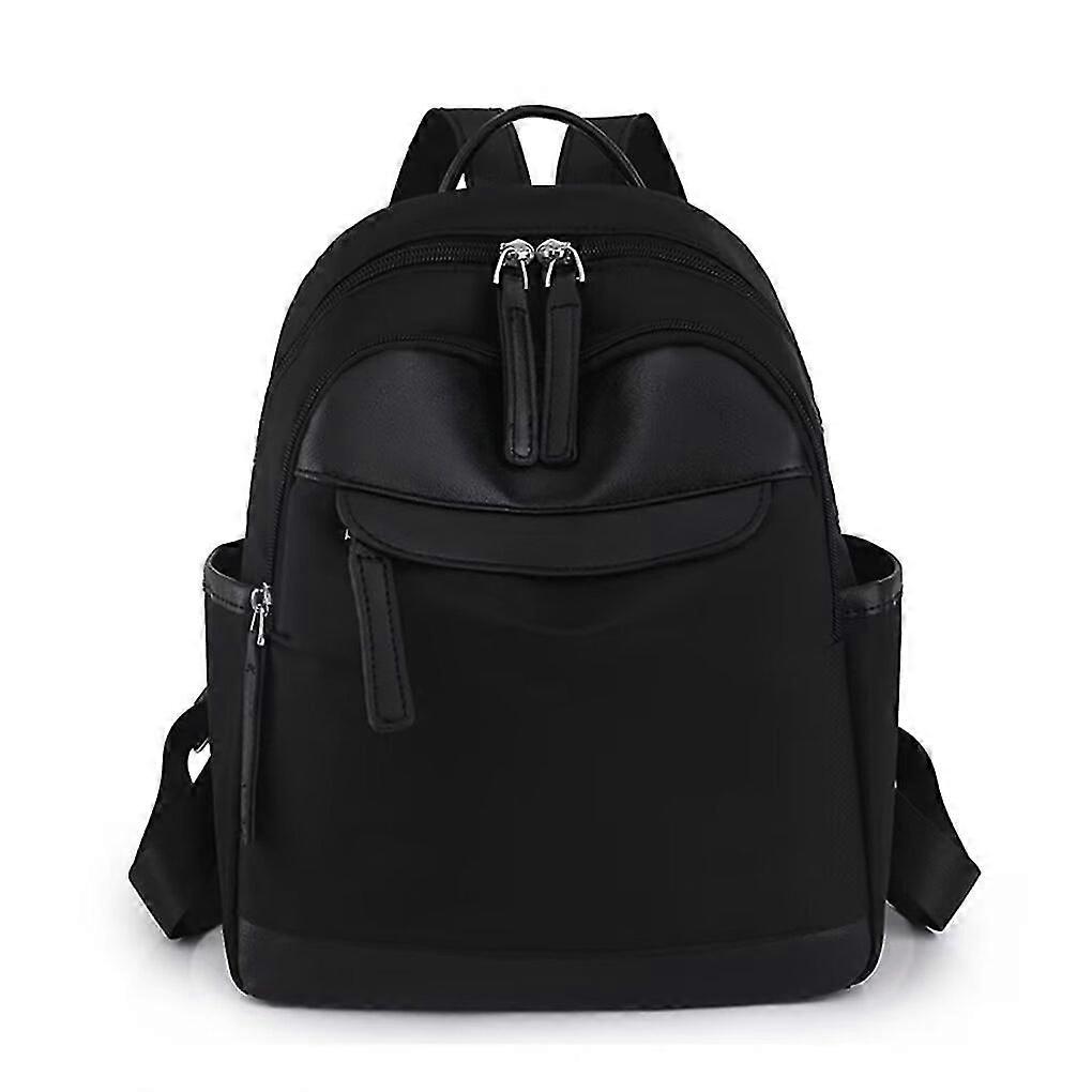 Women Nylon Backpack Patchwork Small Shoulder Bag Casual Travel Bag