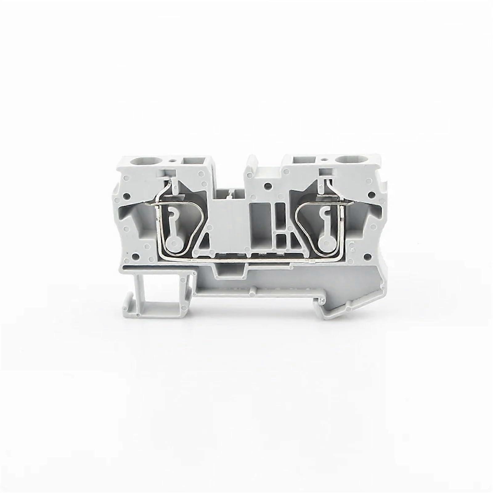 ST-4 DIN rail terminal block 10 pieces connector tension spring type terminal block without screws ST4