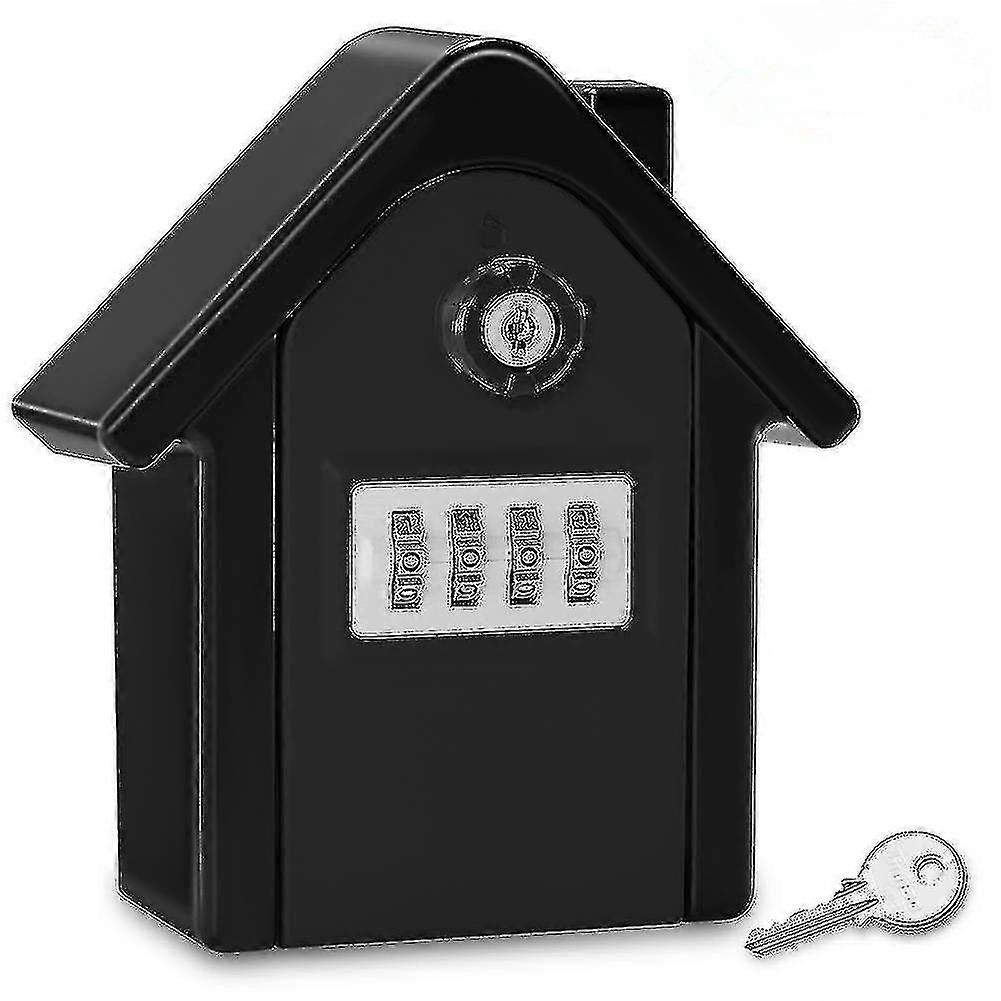 Key Lock Box, Extra Large Key Safe Outdoor Large Capacity Key Box Wall Mounted