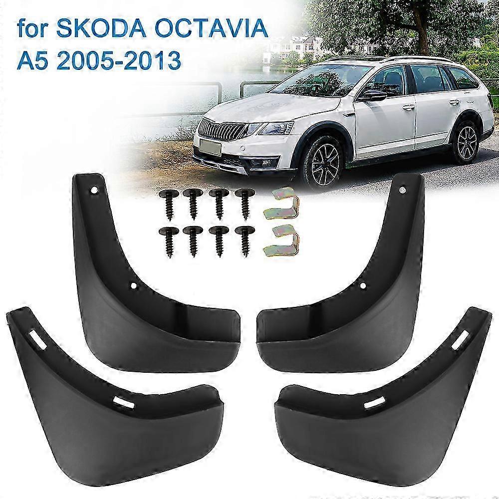 Error Free Mudguards Car Splash Guards Fender Set Parts Front Rear Mud Flaps Automotive Accessories For Skoda Octavia A5 2005-13