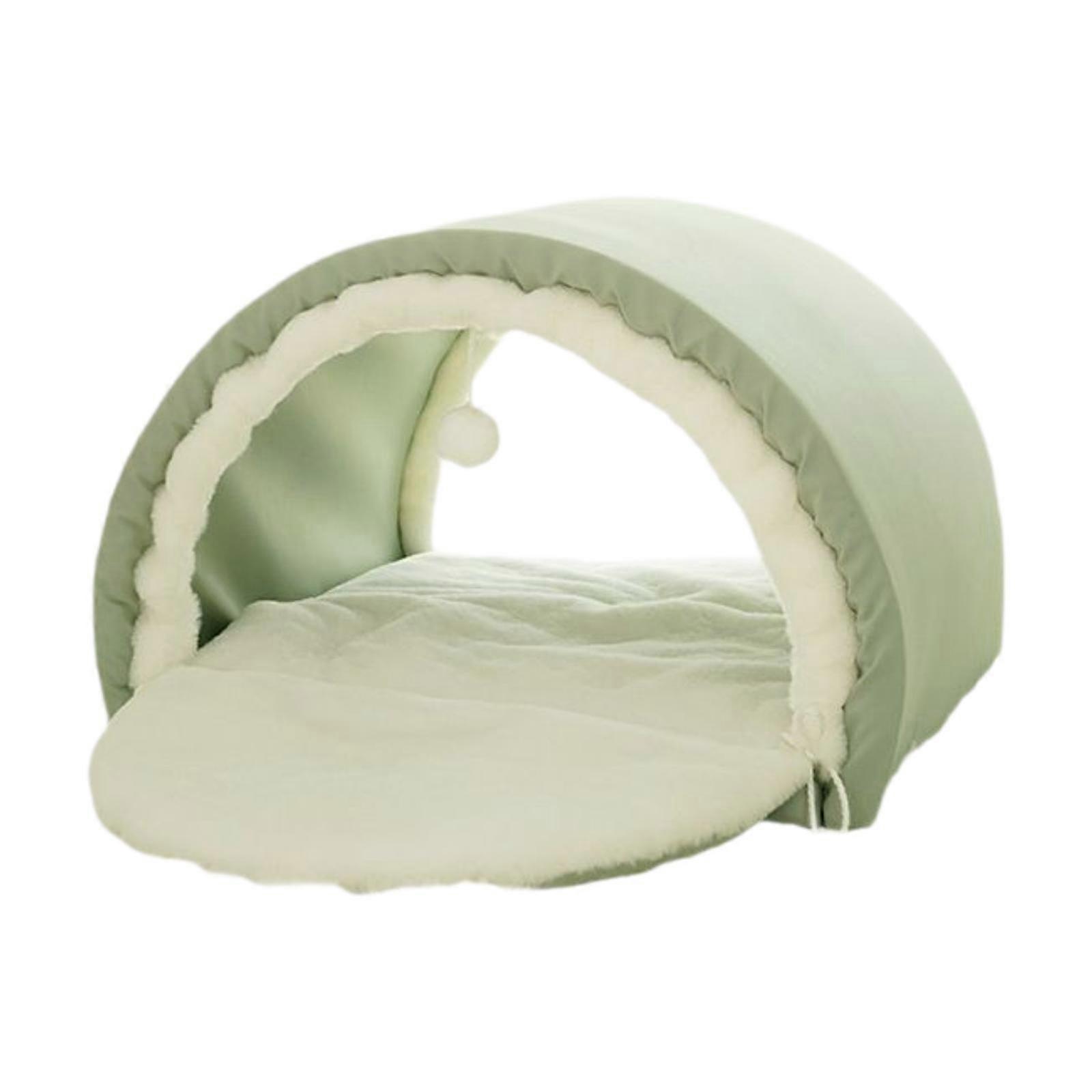 Cat Bed Cave Versatile Interactive Toy for Kitten Indoor Cute Nest Cushion