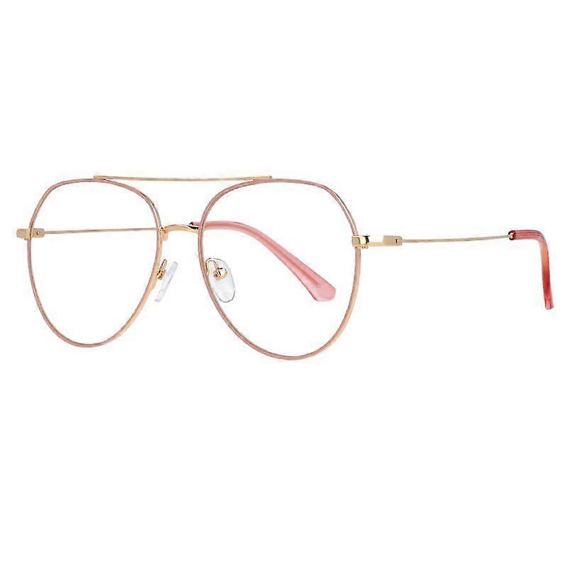 53372 Big Frame Pilot Anti Blue Light Optical Glasses Frames Men Women Fashion Computer Eyeglasses