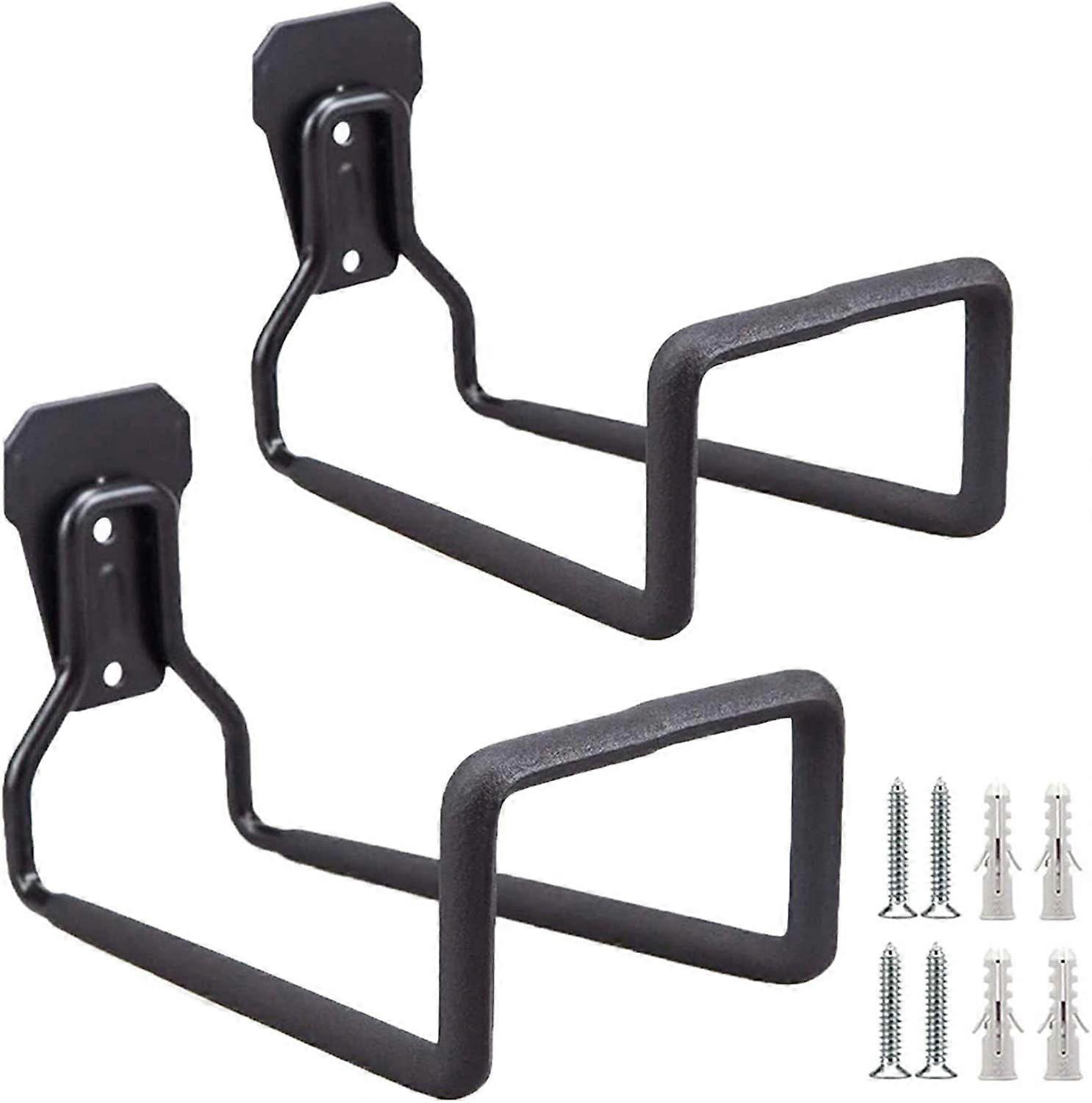 Wall Mounted Water Hose Hook Hanger Heavy Duty Pipe Racks 2 Pieces for Outer Yards (D-4)
