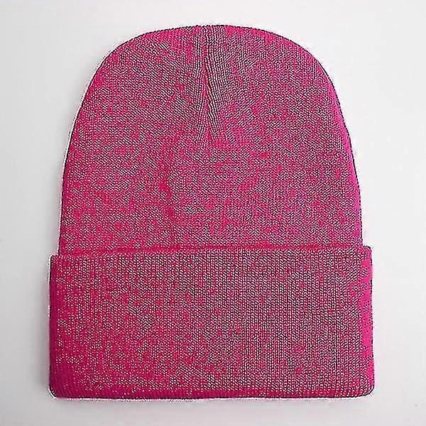 Autumn/winter Wool Blends Soft Warm Knitted Cap