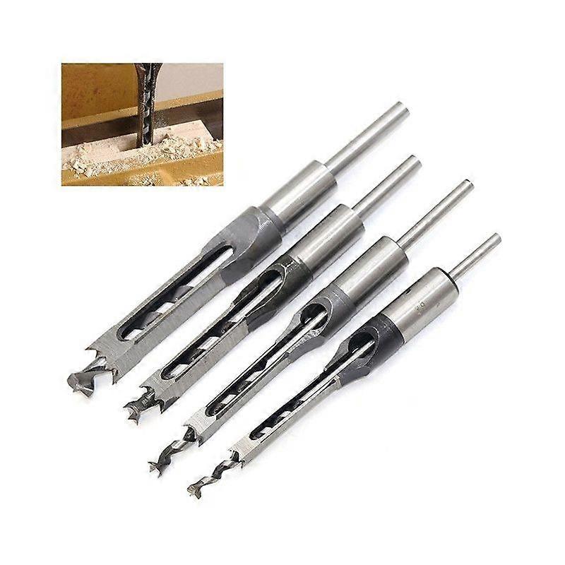 6/6.4/8/10/12.7mm Hss Square Hole Drill Bit Mortising Chisels Woodworking Tool