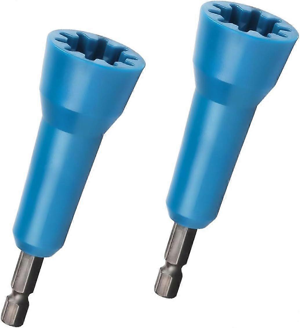 Wire Stripping and Twisting Tool, Upgrade Wire Stripper Drill Bit Professional Electrician Tool Set Portable Wire Nut Twister (2Pcs)