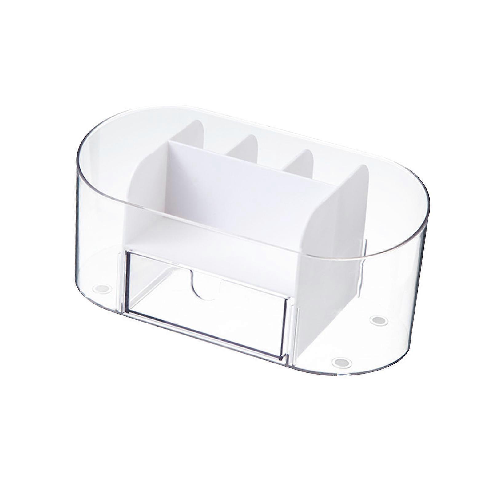 Desktop Makeup Organizer Transparent Drawer Multi Purpose Jewellery Storage Case