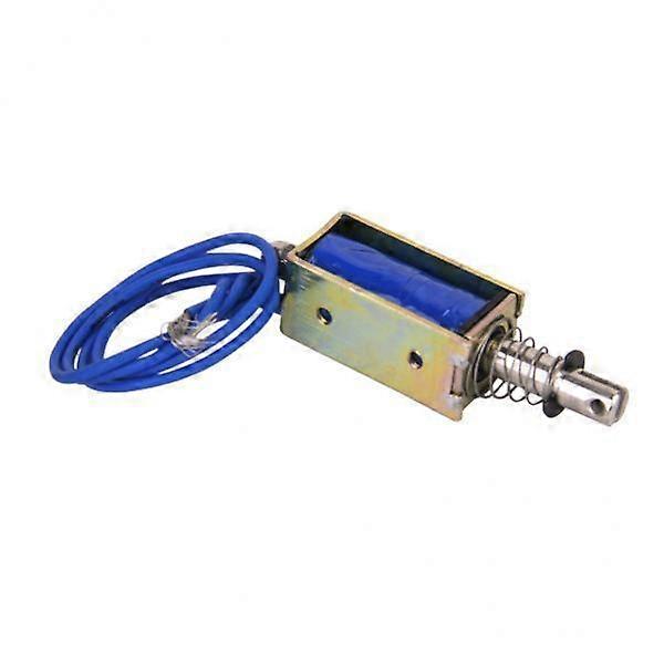 8X 10mm Stroke (Push Pull Type) Open Frame Solenoid Electromagnet for Banking
