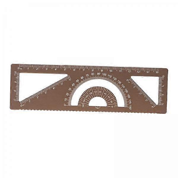 6xMultifunctional Geometric Ruler Drawing Tool Drawing Template for Building