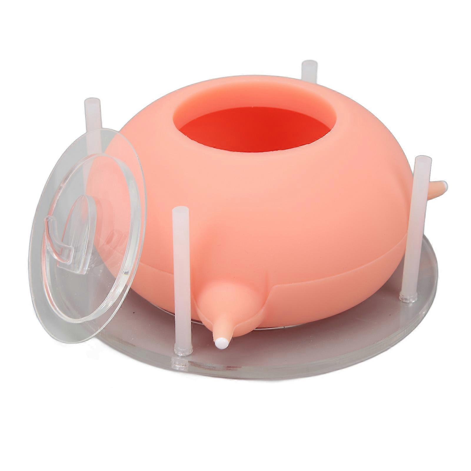 Puppy Feeder Silicone Bionic Puppy Milk Feeder Bowl Nipple Puppy Bottles Puppy Feeding Station