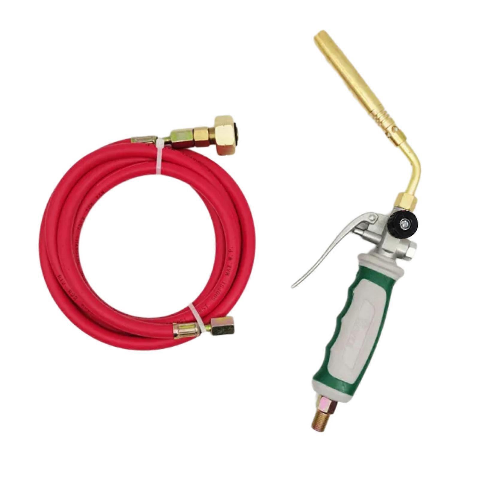 Efficient Propane Mapp Gas Torch Double-opening Hose Welding Tool For Home Repairs And Outdoor Construction
