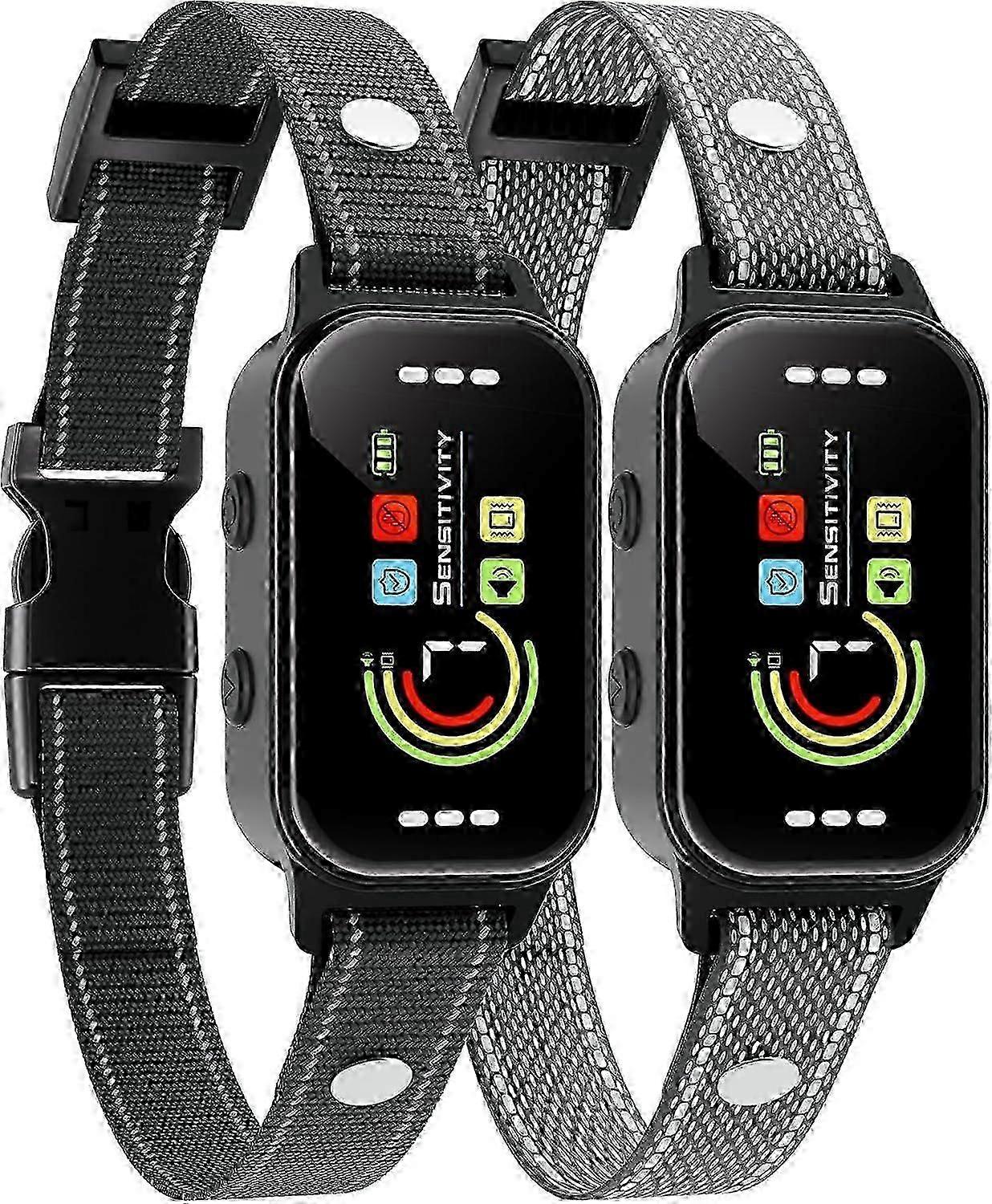 2 Pack Auto Bark Collars for Dogs 8-130 lbs - Large Medium Small