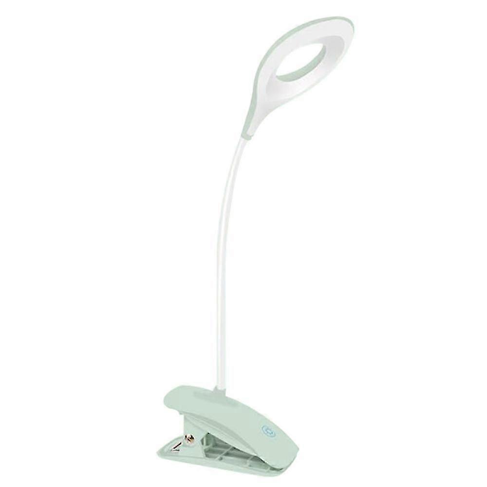 Bran LED Clip-On Reading Lamp with Touch Sensor - Adjustable Brightness, Eye-Care, USB Charging, Versatile Use
