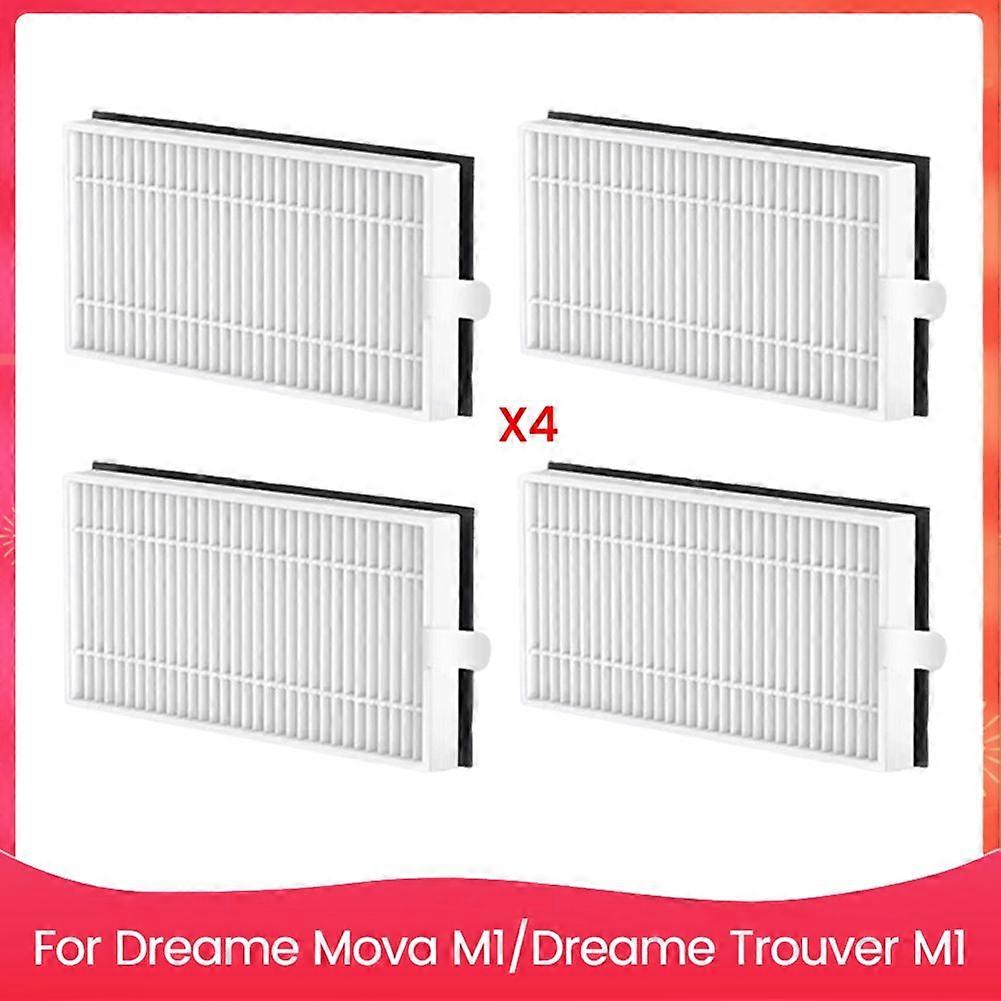 4PCS Filter for M1/ Trouver M1 Sweeping Robot Spare Parts Efficient Household Cleaning Accessories