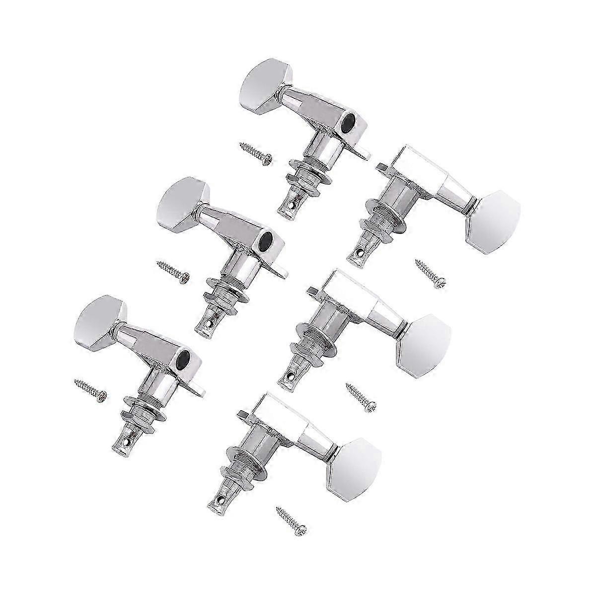 Sealed String Tuning Pegs Tuning Machines Heads Tuners Tuning Keys 3 Left 3 Right for Acoustic Guit
