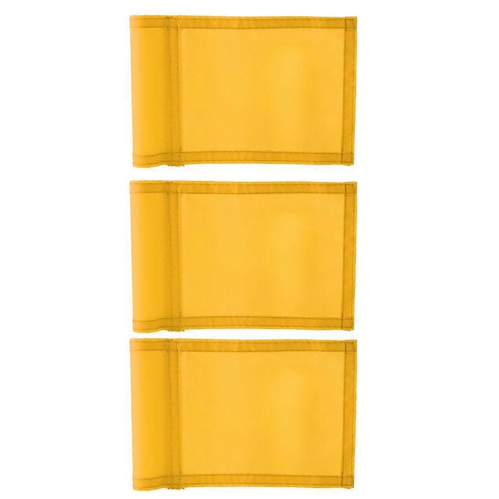 Yellow Durable Nylon Golf Flag Professional Golf Practice Training Putting Green