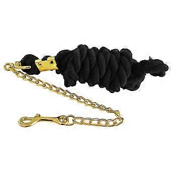 Braided Cotton Horse Leading Rope with Chain Accessories