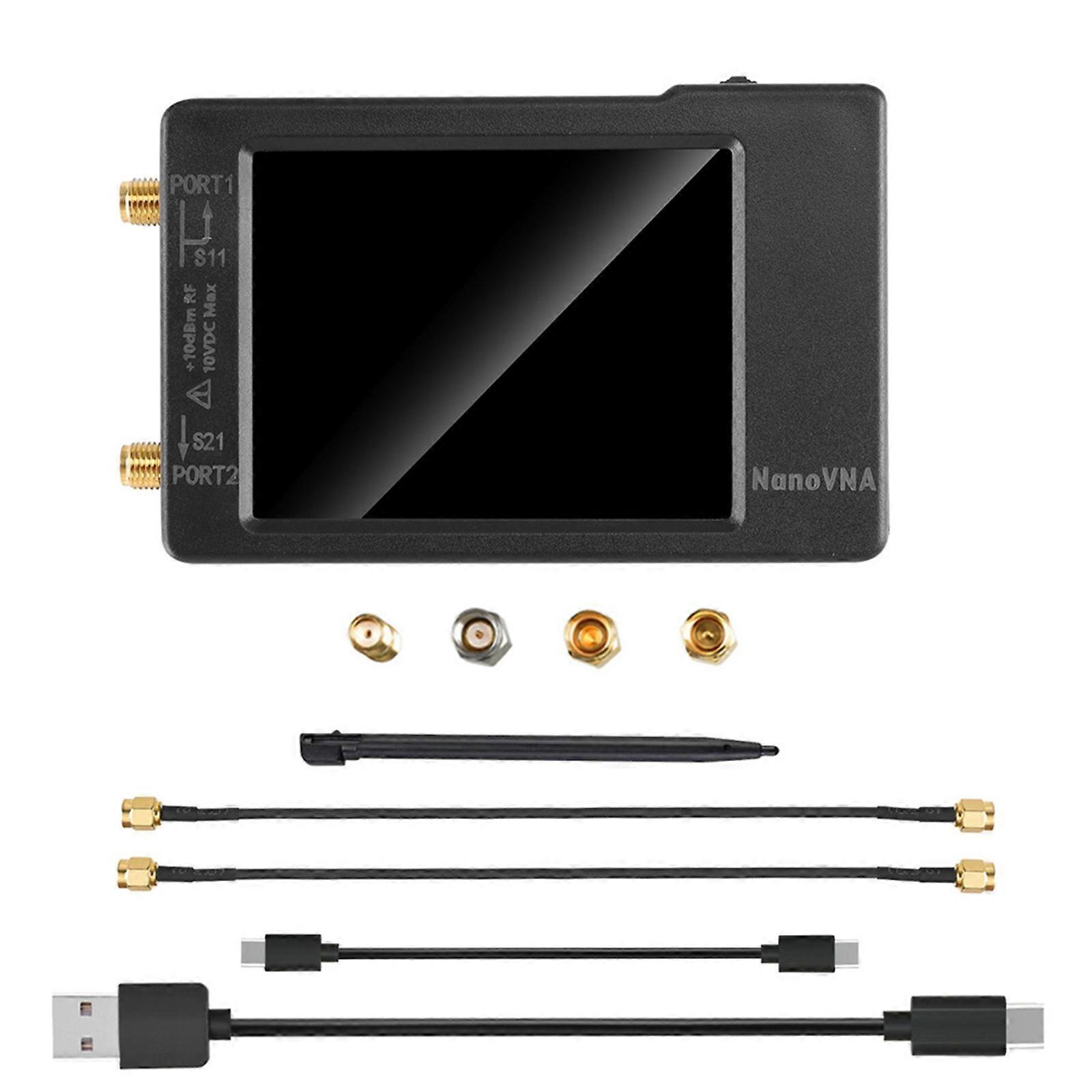 Analyseur vectoriel NanoVNA 50KHz -900MHz 2,8 pouces L’analyseur d’antenne à écran LCD mesure VHF