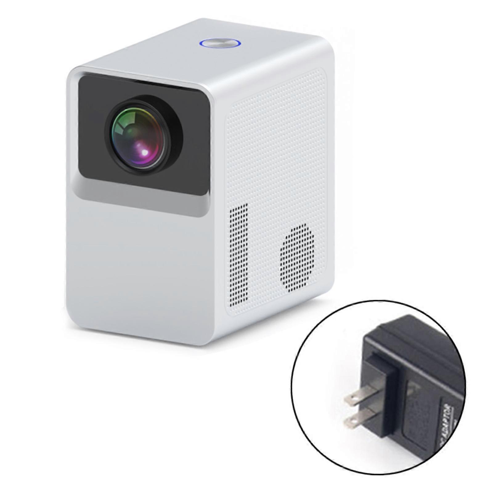 F5 Mini Projector Support 1080P Resolutuion LED Projector for TV Box/Stick USB Flash Drive DVD Player PC Tablet Laptop White