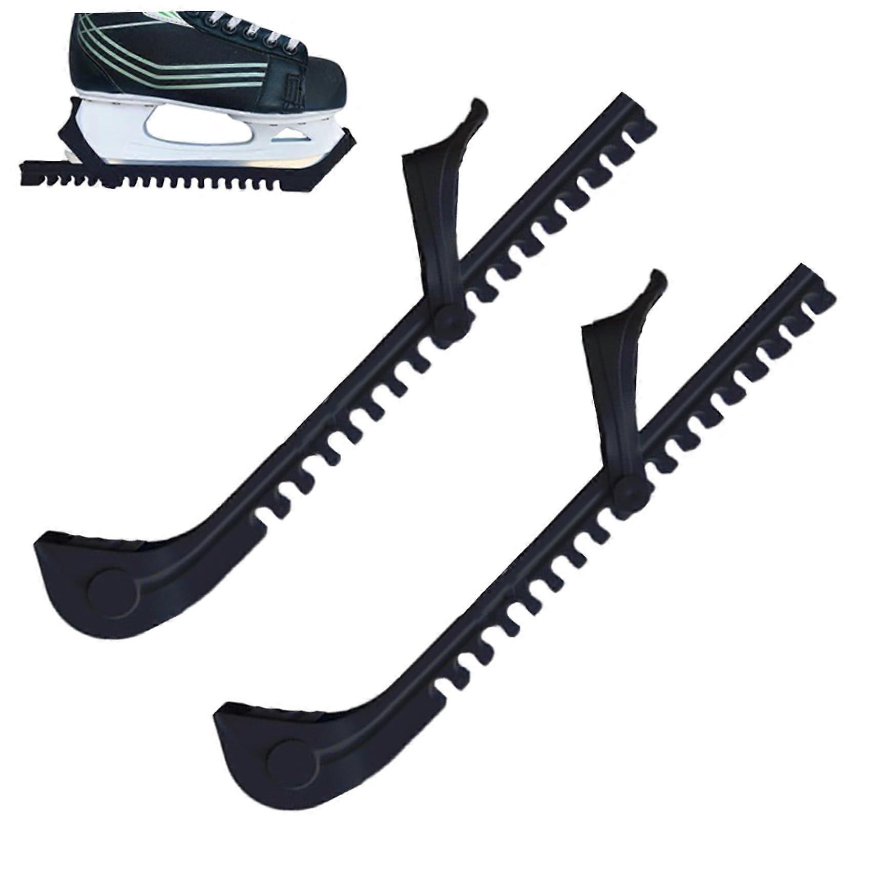 EIS Skate Guards - 1 Pair Universal Adjustable PXC Protector, Non-Slip Deck Coverage For Skating Accessories, Black