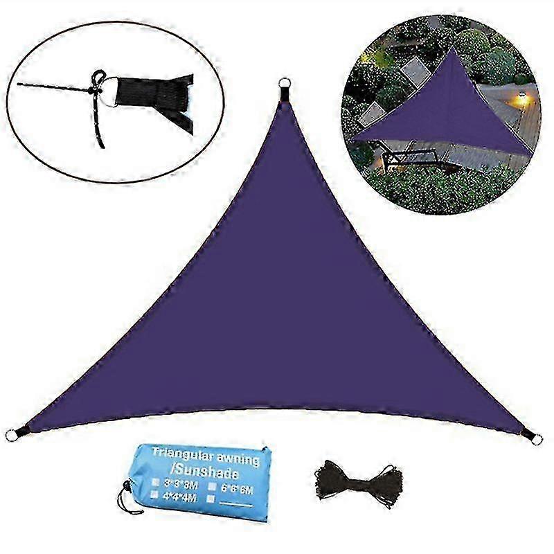 UV block canopy for garden triangle sunshade sail shelter