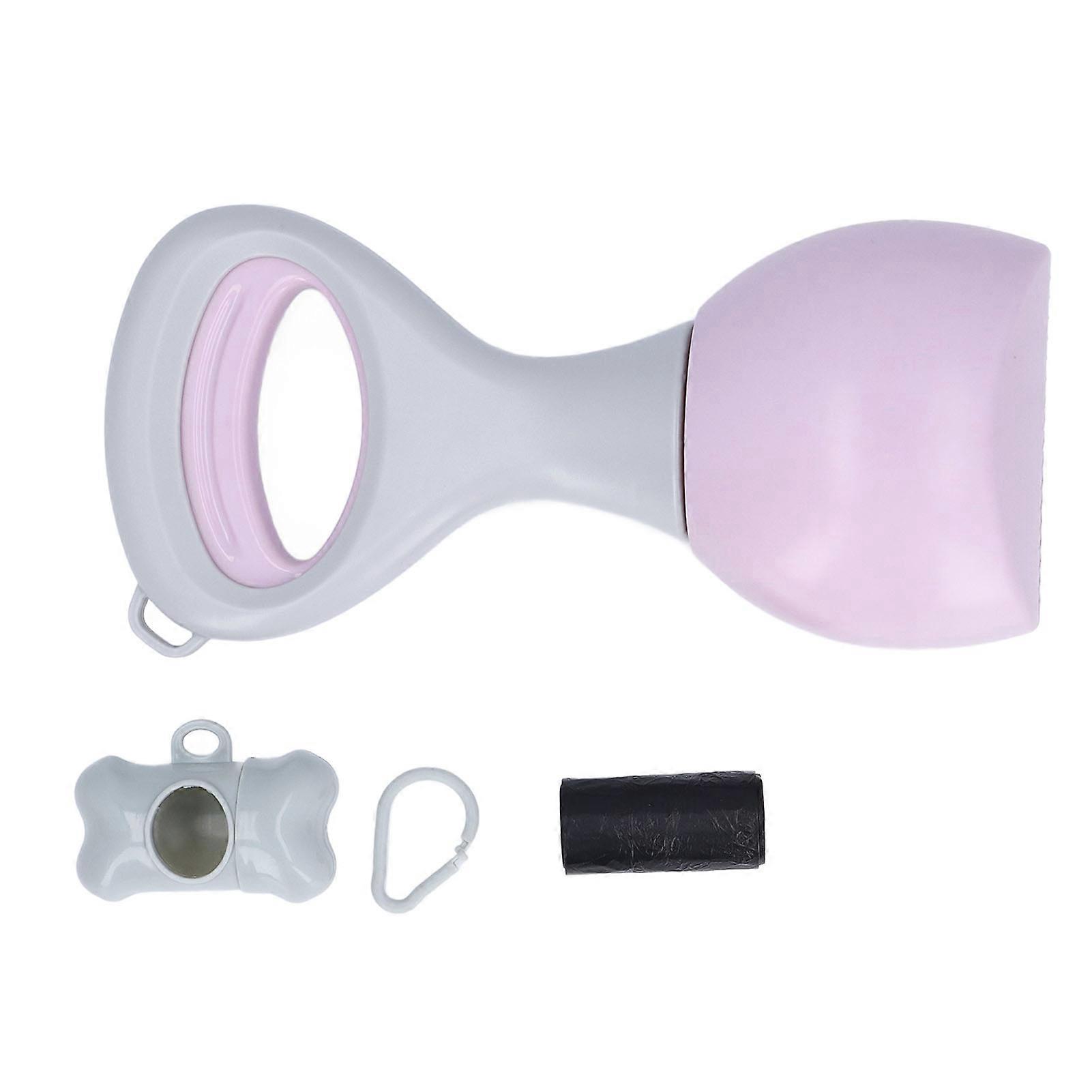 Non Breakable Pooper Scooper for Dogs Ergonomic Handle Portable Pet Waste Management Dog Scooper Claw Scoop for Yard 28cm Purple