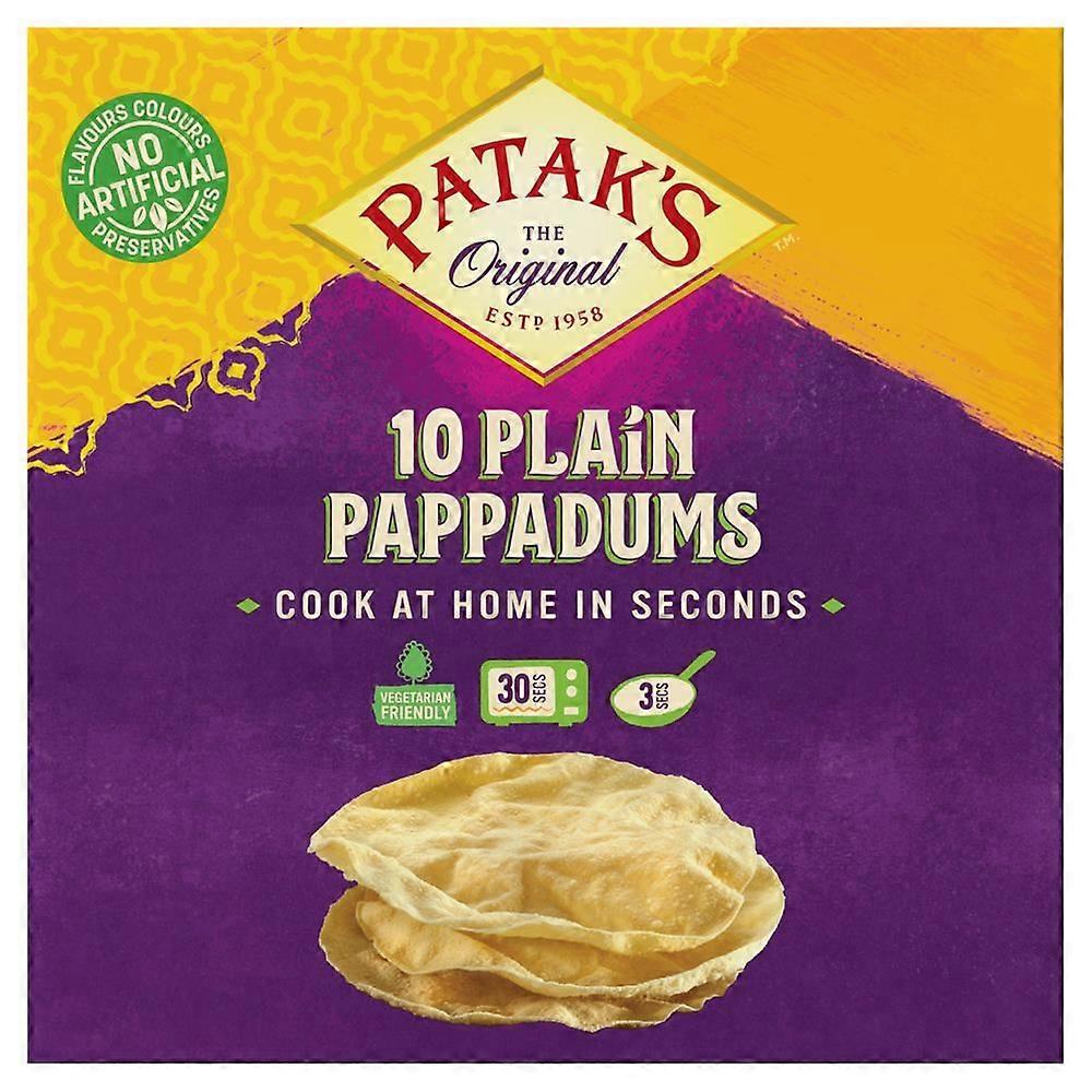Pataks Cook At Home Pappadums 100g