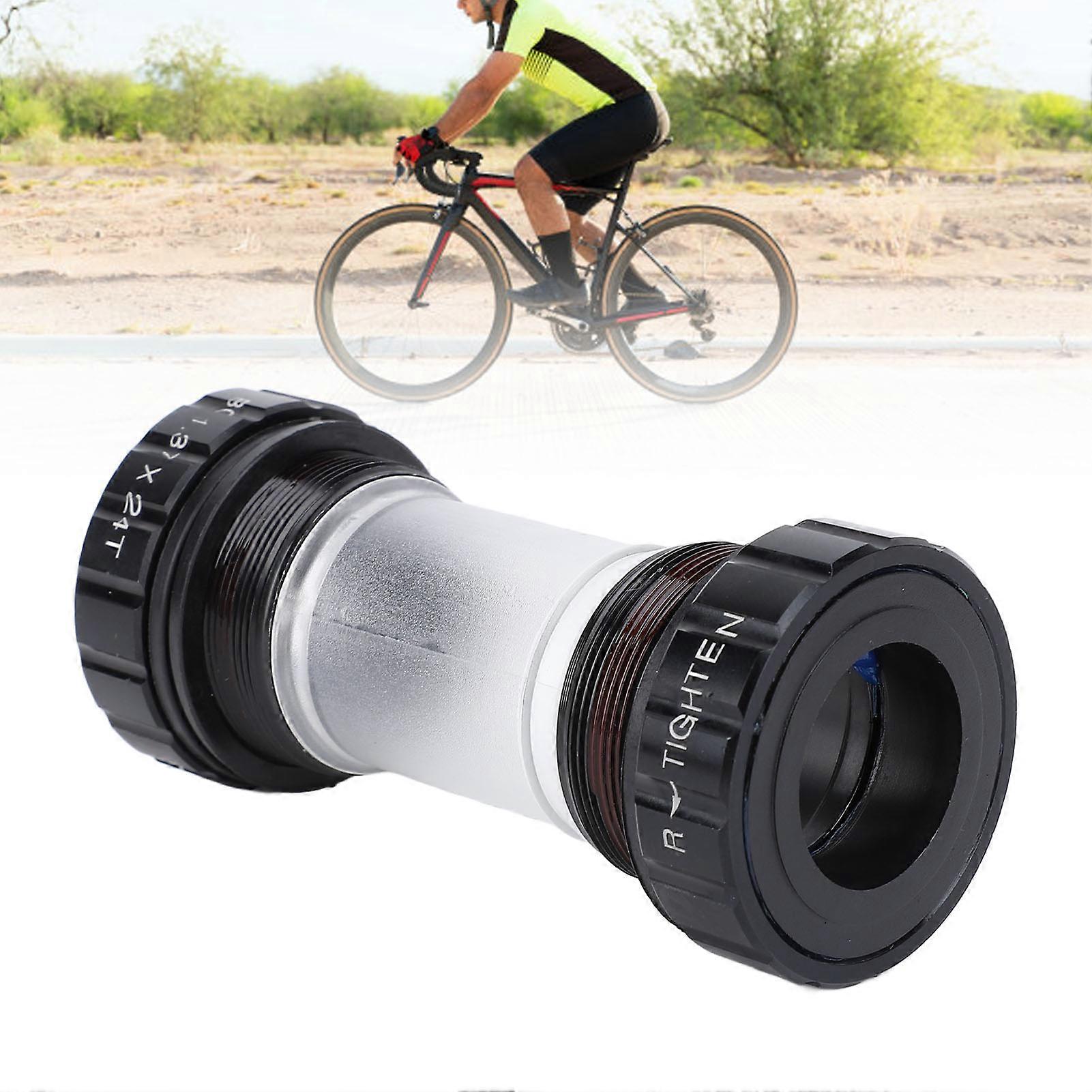 Bottom Bracket 24mm Spindle Screw Type Threaded Bottom Bracket Replacement for 68-73mm Mountain Road Cycling 