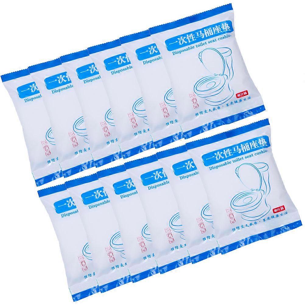 Practical disposable toilet seat wrap, designed for comfort in various settings