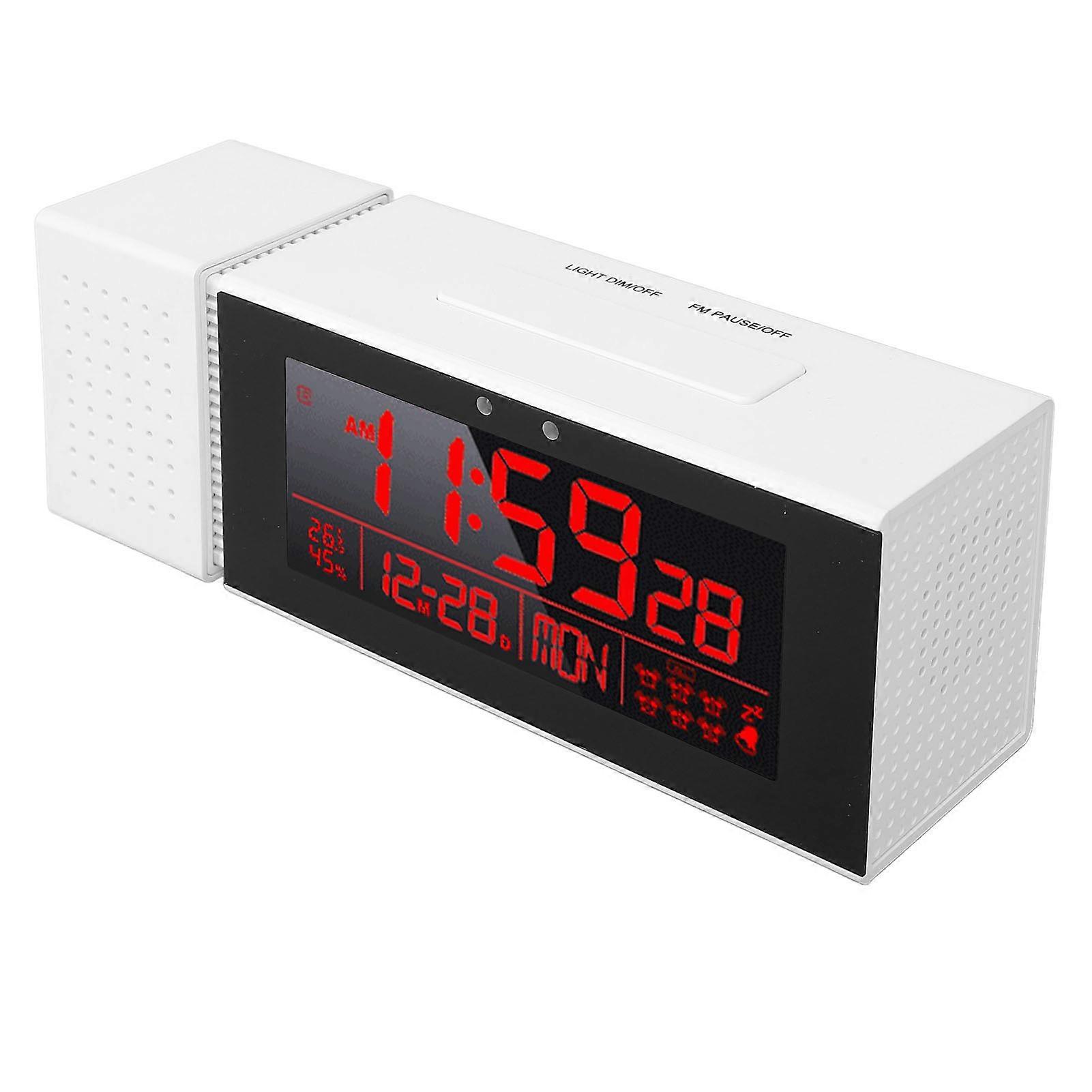 LED Digital Clock Human Motion Sensor Night Light Electronic Clock Adjustable Backlit Alarm Clock for Kids Students 