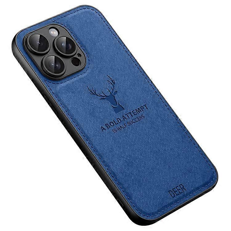 Compatible For iPhone 13 Pro Max Phone Case PU Leather Coated PC+TPU Deer Pattern Cover