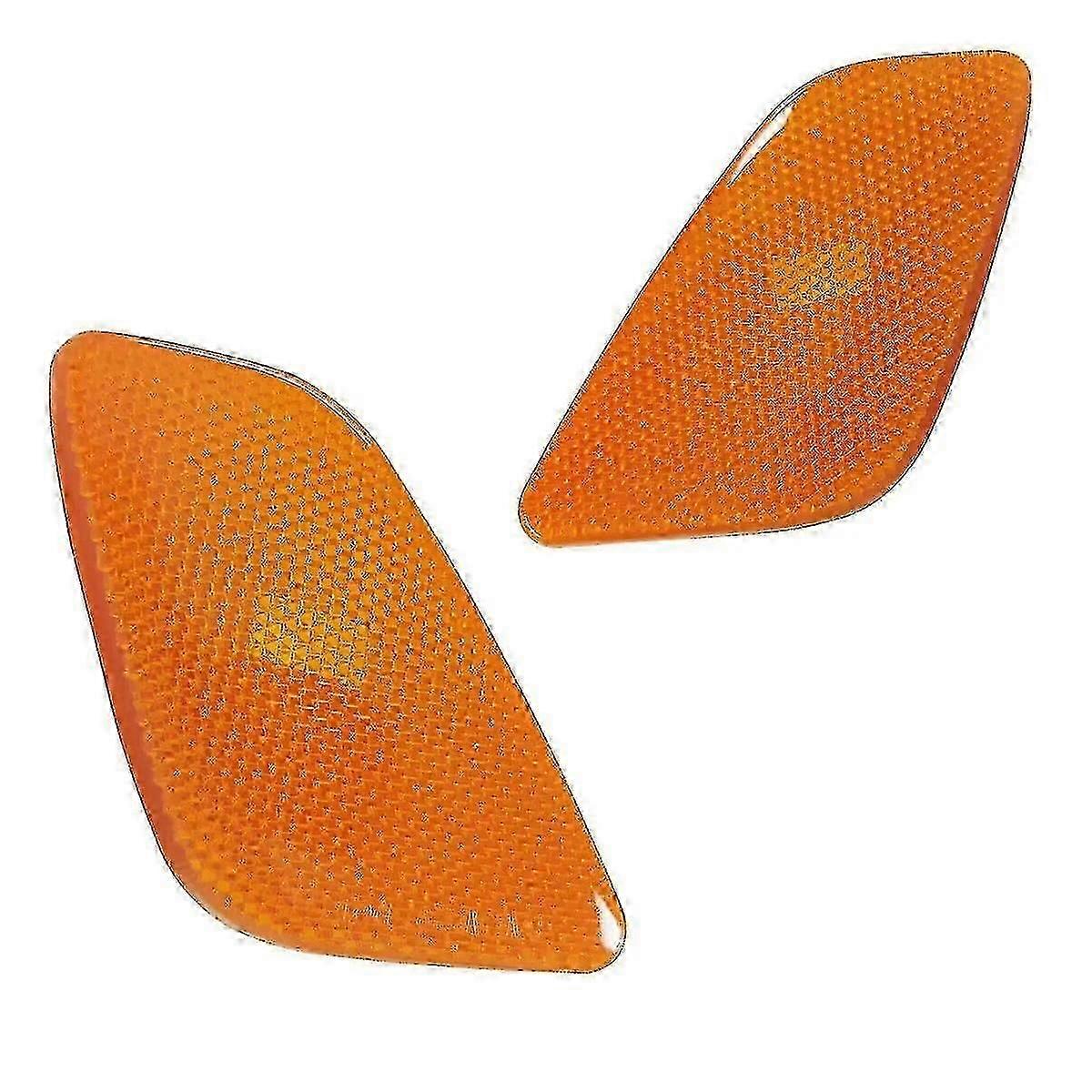 compatible 1997-2006 Jeep Wrangler Tj Front Fender Corner Side Marker Light Lamp Clear-CHENG FU