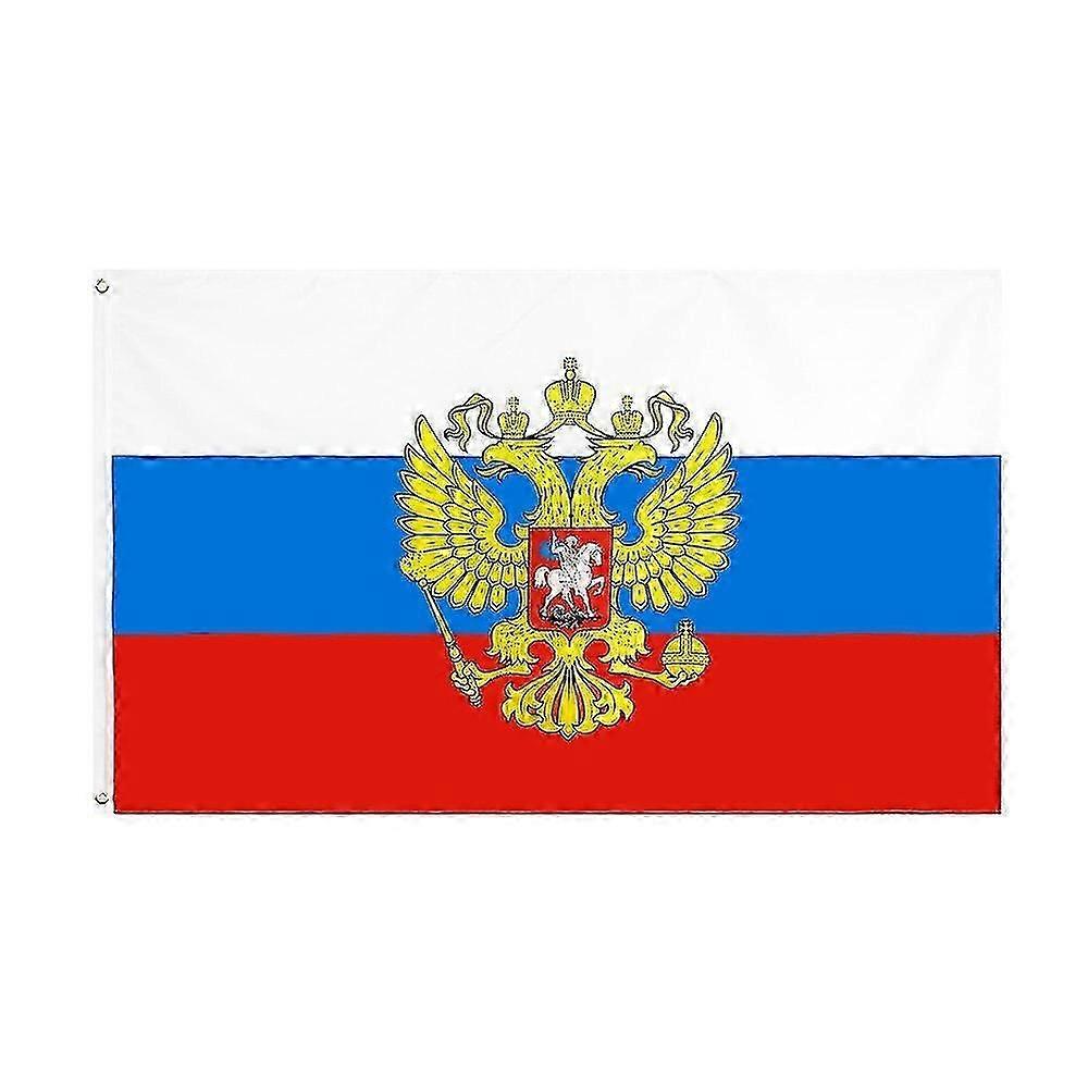 90x150cm Forward Russian National Emblem Bilateral Eagle Russia Flag