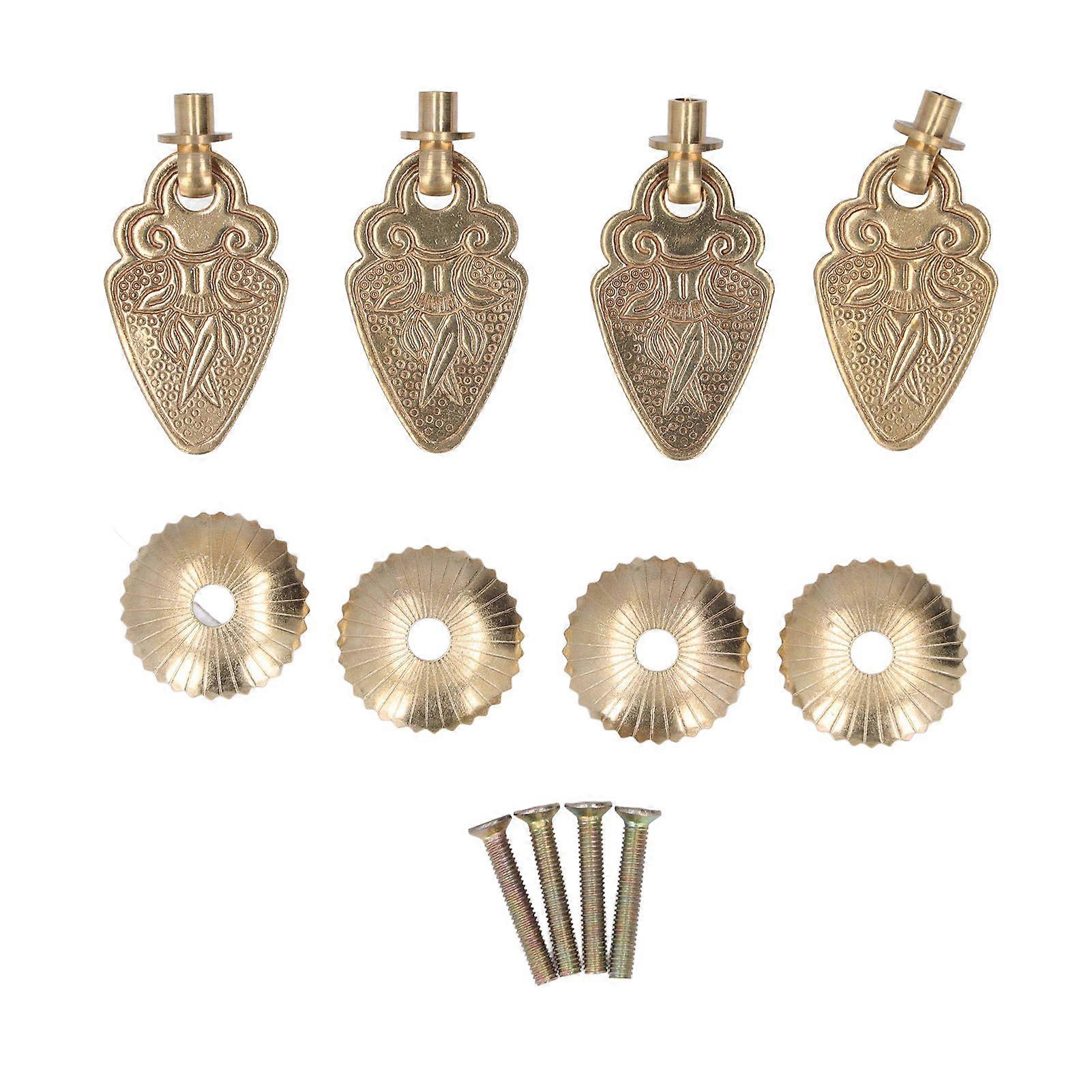 2025 Latest Model  4 Sets Antique Drawer Pendant Pulls Retro Elements