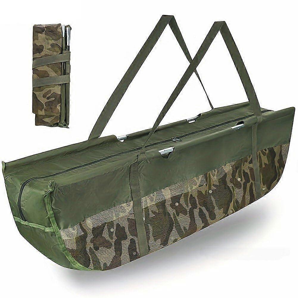 Robuste Transporttasche for Anglers – Portable Foldable Fish Weighing Sling with Mesh Drainage, 100% Waterproof Material