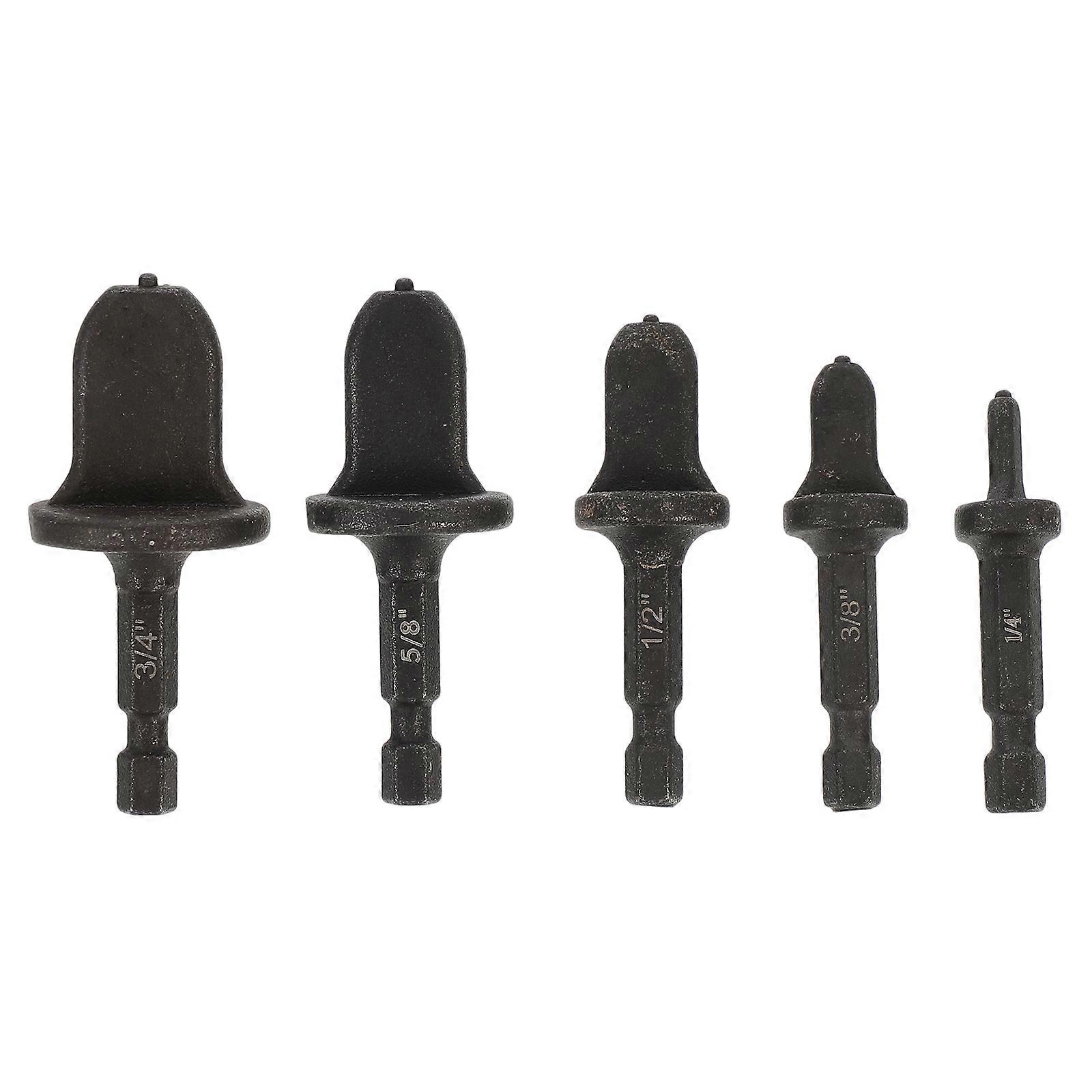 Household Tube Expander Made of HighSpeed Steel for and Maintenance Black 5 Pcs