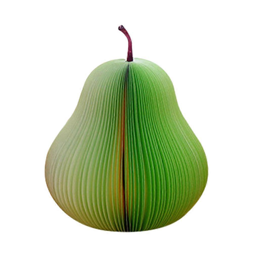 Cute Memo Pads Self-Stick Note Pads Removable Adhesive Pear Shape Home Study College 1Set