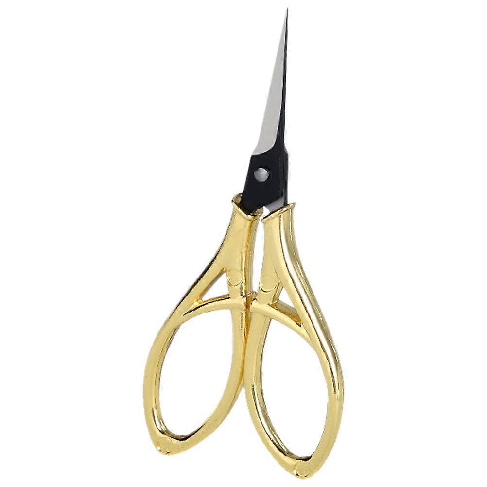 Retro Style Scissor Clothing Labels Paper Cutting School Use Compact Tips 4.5 2.0 0.4in 1Set
