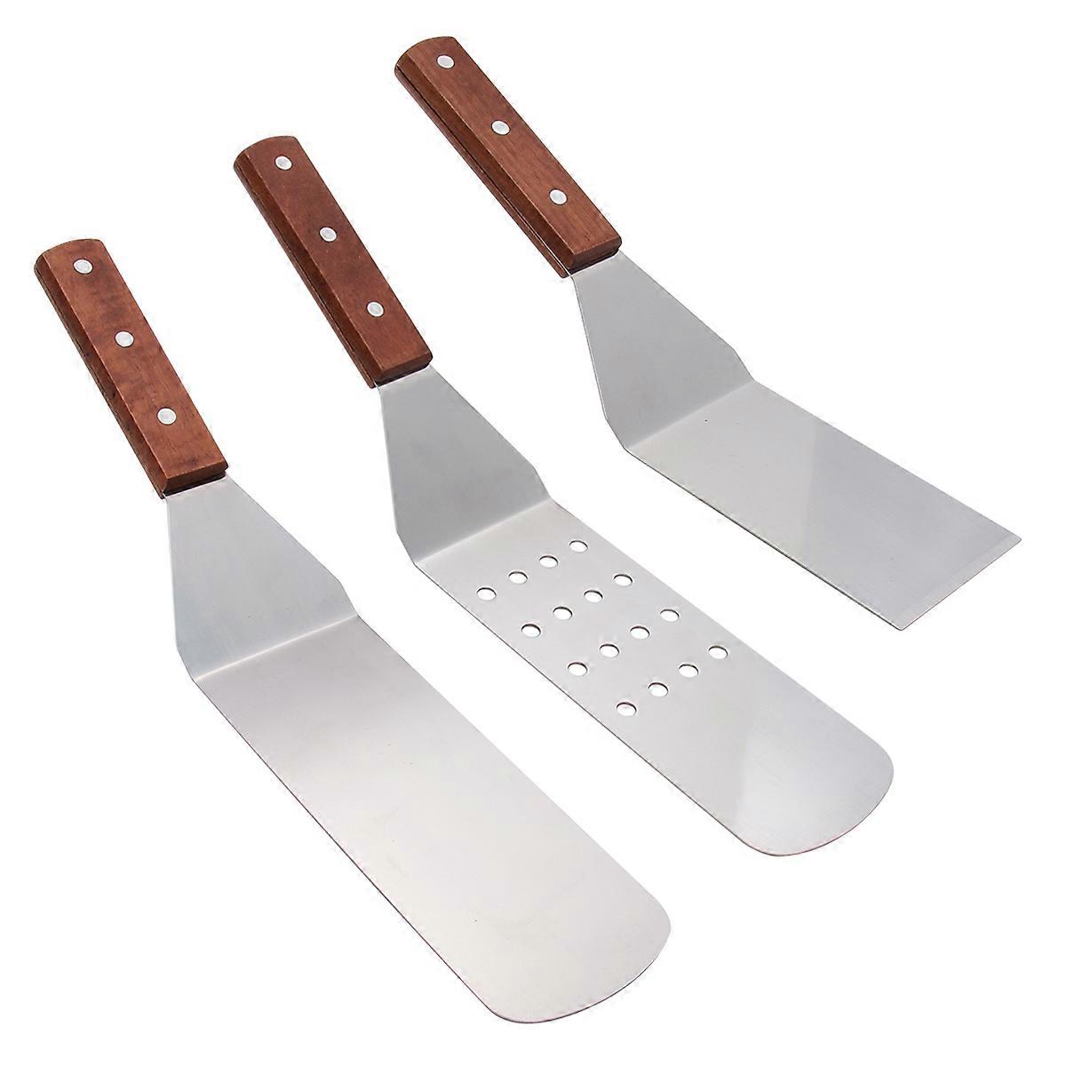 Pizza Paddle Set Wood Handle Baking Gadget for Home Restaurant Hotel 3Pcs
