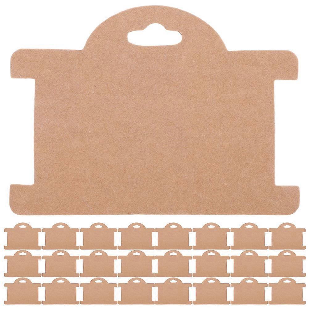 Chocolate Paper Jewelry Bracelet Display Cards for Efficient Storage Use 50Pcs