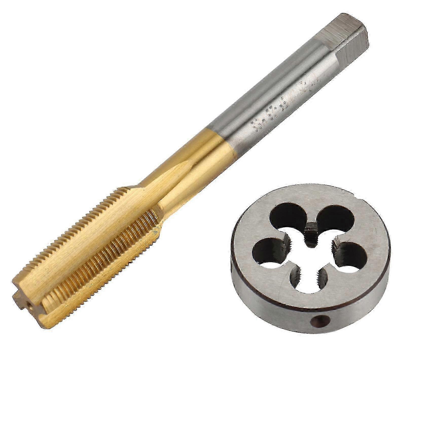 High Hardness Hss Titanium Coated Tap & Round Die Set Thread Tool For Mold Machining