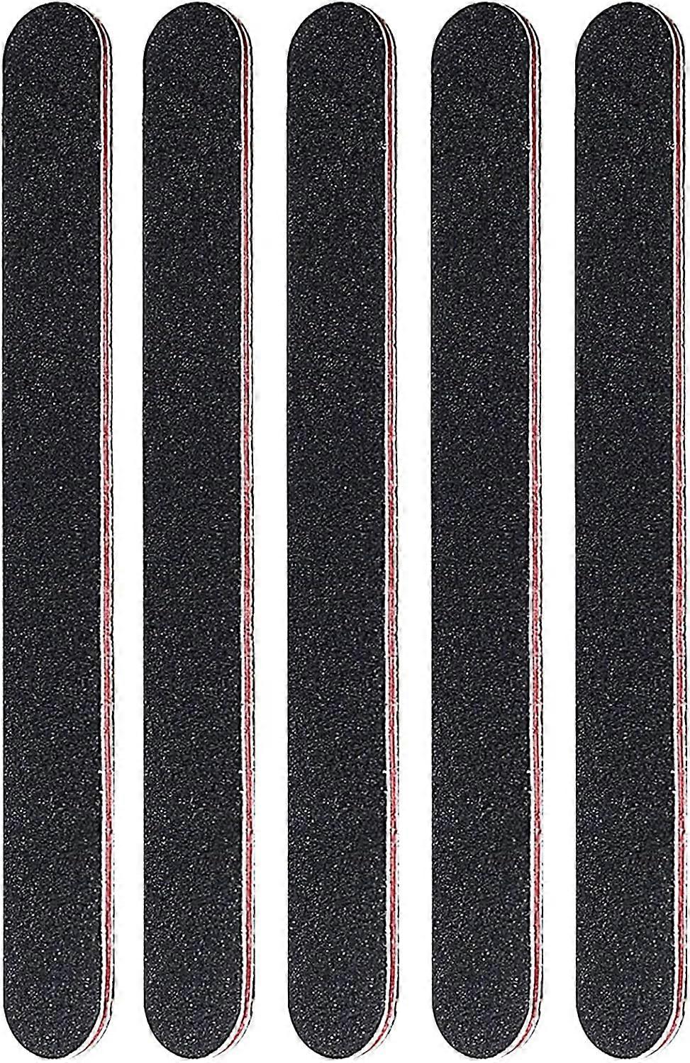 5 عبوات من ملفات الأظافر الاحترافية ، 100/180 مبرد أظافر على الوجهين ، Na