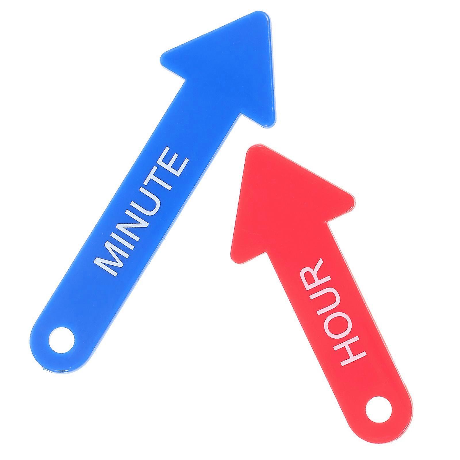 Hand Needle Toy Clock Hands Learning Activities Teaching Time Concepts 2Pcs